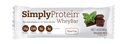 0852735001797 - SIMPLYPROTEIN WHEY BAR, CHOCOLATE MINT, GLUTEN-FREE - (1.16OZ, PACK OF 12)