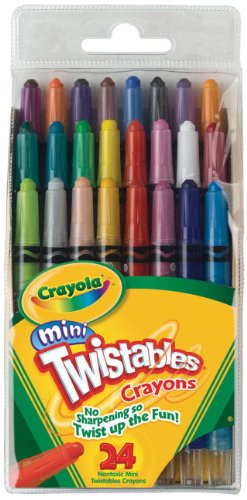 0085275502541 - CRAYOLA MINI TWISTABLE CRAYONS 24 IN A BOX (PACK OF 4) 96 CRAYONS IN TOTAL