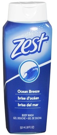 0085275505689 - ZEST BODY WASH OCEAN BREEZE, 18 OZ (PACK OF 3)