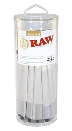 0852850006066 - RAW ORGANIC KING SIZE PURE HEMP PRE-ROLLED CONES WITH FILTER (50 PACK)