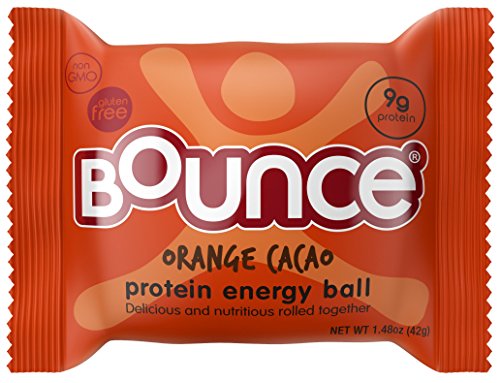 0852949003792 - BOUNCE GLUTEN FREE NATURAL ENERGY BALL, ORANGE CACAO, 1.49 OUNCE, 12 COUNT