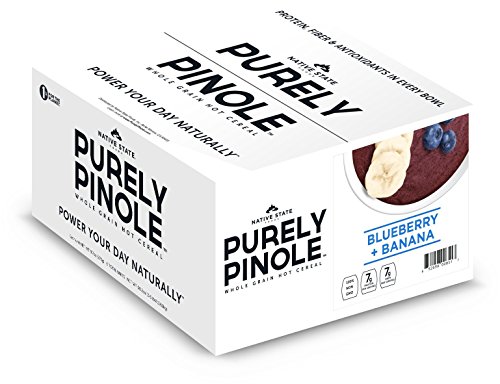 0852958006517 - PURELY PINOLE POWER CEREAL: BLUEBERRY + BANANA, 6CT CASE PACK
