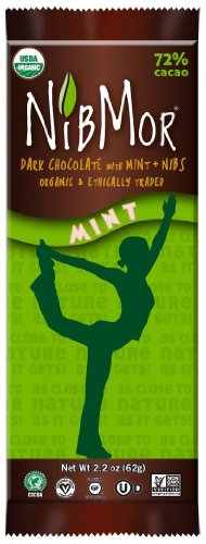 0853081002292 - 72% CACAO AND ORGANIC DARK CHOCOLATE WITH MINT 2.20 OUNCES (CASE OF 12)