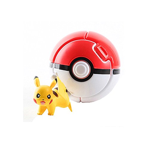 0000853087654 - BY NISHMIAK HOT PRODUCT - 1 PCS AUTOMATICALLY THROW BALLS + 1 PCS RANDOM MINIATURE FIGURES CREATIVE ACTION TOY FOR ANIME AND GAME FANS