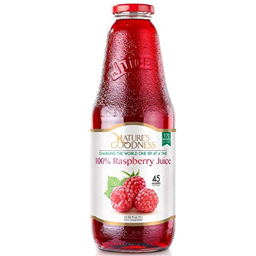 0853146007576 - NATURE’S GOODNESS RASPBERRY JUICE - 33.82 FL OZ 1(L) (100% NATURAL, GMO FREE, NO COLORS, NO PRESERVATIVES, GLUTEN FREE, NO ADDED SUGAR, ETHICALLY SOURCED)