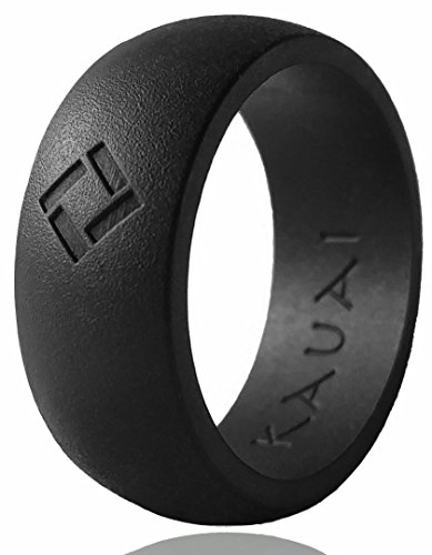 0853447007046 - KAUAI - SILICONE WEDDING RING, - (MENS PRO-ATHLETIC SERIES) DESIGNED FOR COMFORT, FITNESS, EXERCISE, WEIGHT LIFTING/TRAINING, RUNNING, RUBBER RING, SAFE SILICONE WEDDING BAND