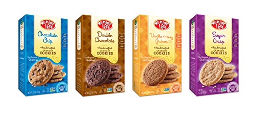 0853522002386 - ENJOY LIFE CRUNCHY COOKIES VARIETY PACK, GLUTEN, DAIRY, NUT & SOY FREE, 6.3-OUNCE (PACK OF 6)