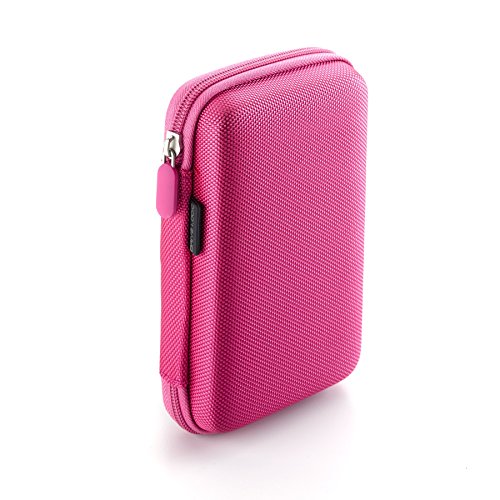0853538005333 - DRIVE LOGIC DL-64 PORTABLE EVA HARD DRIVE CARRYING CASE POUCH, PINK