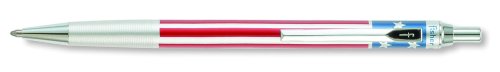 0853585332123 - FISHER SPACE PEN, ALL METAL SPACE PEN WITH AMERICAN FLAG DESIGN, BLACK INK, FINE POINT (SAFP5)