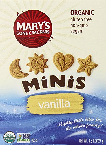 0853665005046 - MARY'S GONE CRACKERS MINIS VANILLA, 6 COUNT