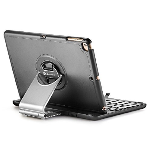 0853679004424 - IPAD AIR KEYBOARD CASE, IPAD AIR 2 KEYBOARD CASE, NEW TRENT AIRBENDER 3.0 WIRELESS BLUETOOTH IPAD AIR KEYBOARD CASE WITH DETACHABLE RE-DESIGNED DURABLE CORNERS FOR APPLE IPAD AIR/IPAD AIR 2 - BLACK