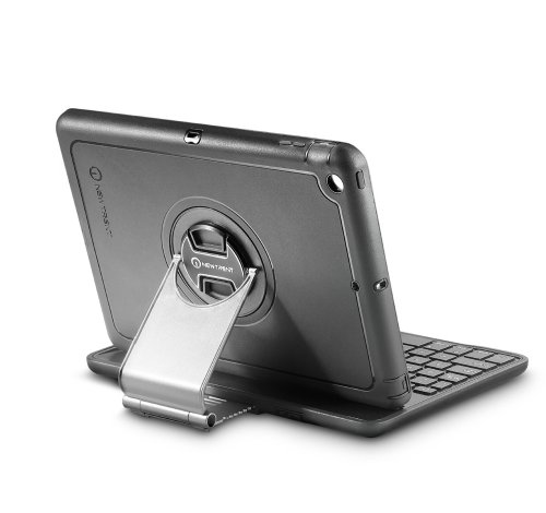 0853679004479 - IPAD AIR KEYBOARD CASE, NEW TRENT AIRBENDER PRO DETACHABLE 360 SPIN TPU PROTECTION WIRELESS BLUETOOTH SMART KEYBOARD CASE WITH BUILT-IN SCREEN PROTECTOR FOR THE APPLE IPAD AIR (NOT FOR IPAD PRO 2015)