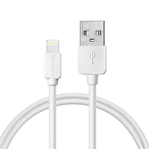 0853679004813 - LIGHTNING CABLE, NEW TRENT LIGHTNING TO USB CABLE 6 FEET FOR IPHONE 6S 6 6S PLUS 6 PLUS, IPHONE 5S/5C/5, IPAD AIR 2, IPAD AIR, IPAD PRO, IPAD MINI 3/4 - WHITE LIGHTNING CABLE