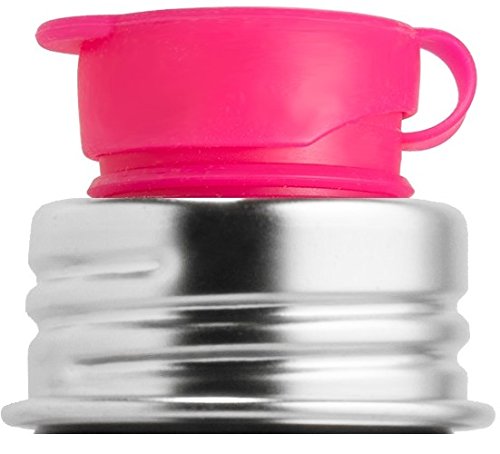 0853766006836 - PURA BIG MOUTH SILICONE SPORT TOP, PINK (PLASTIC FREE, NONTOXIC CERTIFIED, BPA FREE)