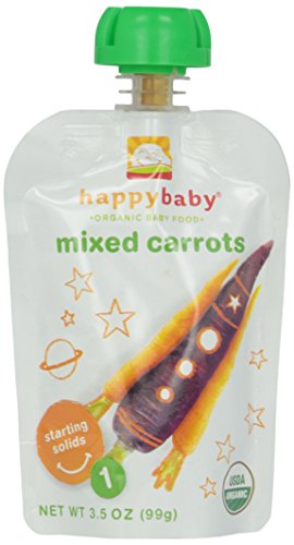 0853826003461 - HAPPY BABY STARTING SOLIDS CARROTS, STAGE 1