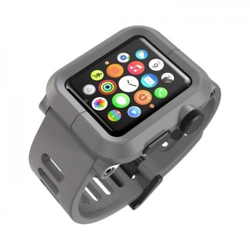 0853971005600 - LUNATIK - EPIK POLYCARBONATE CASE AND SILICONE BAND FOR APPLE WATCHTM 42MM - GRAY