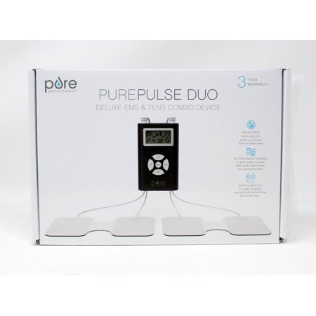 0853975005231 - PUREPULSE DUO EMS & TENS COMBO DEVICE - THE FIRST FDA-APPROVED TENS & EMS ALL-IN-ONE UNIT ON THE MARKET - CLINICALLY PROVEN TO RELIEVE PAIN, STIMULATE & EXERCISE MUSCLES, INCREASE BLOOD FLOW, AND MORE