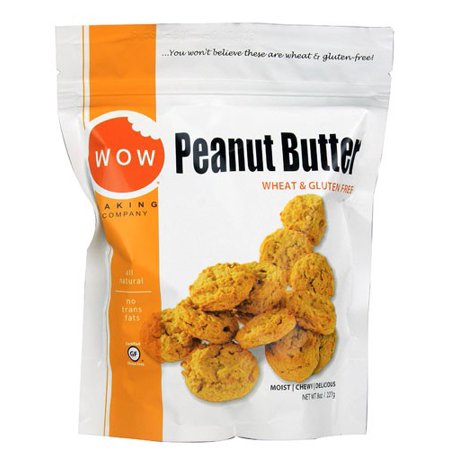 0854287005896 - WOW BAKING COMPANY COOKIES, PEANUT BUTTER, 8-OUNCE (PACK OF 6)