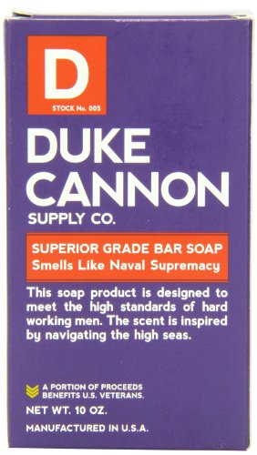 0854410004079 - DUKE CANNON BIG AMERICAN BRICK OF SOAP - SMELLS LIKE US NAVAL TRIUMPH