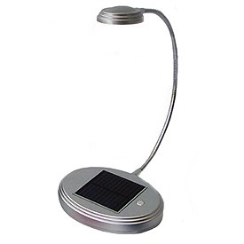 0854451003048 - HOMESELECTS HS4204 SOLAR LED LAMP - SILVER