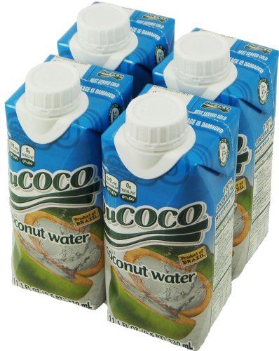 0855031004011 - DUCOCO - COCONUT WATER 100% PURE- 11.1 FL OZ (PACK OF 04) | ÁGUA DE COCO - 330ML