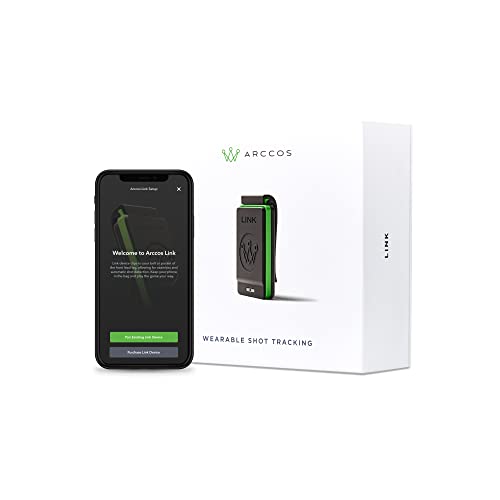 0855075005562 - ARCCOS CADDIE LINK GEN2 - AUTOMATICALLY TRACK YOUR SHOTS WITHOUT YOUR PHONE - COMPATIBLE WITH ARCCOS CADDIE SMART SENSORS & SMART GRIPS, BLACK