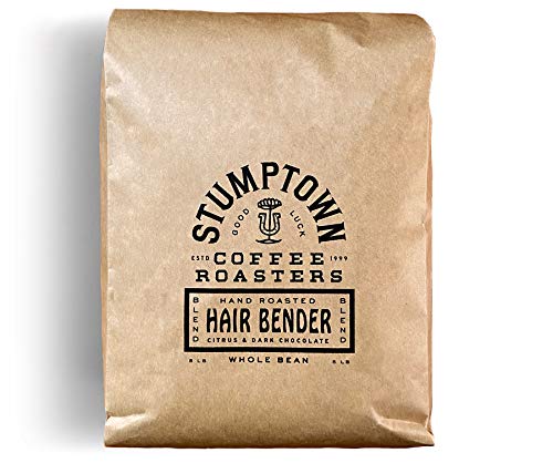 0855186006618 - STUMPTOWN HAIR BENDER WHOLE BEAN COFFEE, 5LB BAG, FLAVOR NOTES OF CITRUS AND DARK CHOCOLATE