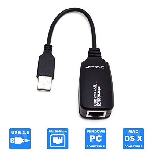 0855202006042 - ZETTAGUARD USB 2.0 TO 10/100 FAST ETHERNET LAN WIRED NETWORK ADAPTER