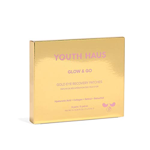 0855331008313 - SKIN GYM YOUTH HAUS GLOW & GO 24K EYE PATCHES, 1 PATCH