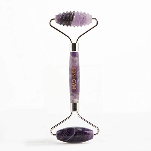 0855331008610 - SKIN GYM AMETHYST 2D TEXTURIZED AND SMOOTH FACIAL ROLLER, 1 CT.