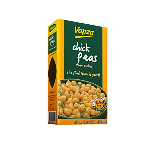 0855379000126 - CHICKPEAS VAPZA - READY TO EAT - VACUUM PACKED AND STEAM COOKED - GLUTEN FREE - GRAO DE BICO BRASILEIRO