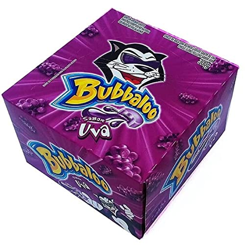 0855556005630 - BUBBALOO CHEWING GUM GRAPE FLAVOR SABOR UVA 300G (60 CTS)