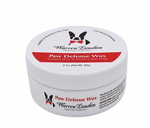 0008556570039 - WARREN LONDON - TOP PAW DEFENSE WAX - SOOTHES, MOISTURIZES AND PROTECTS DRY CRACKED PAW PADS FOR DOGS AND PUPPIES 2.1 OZ