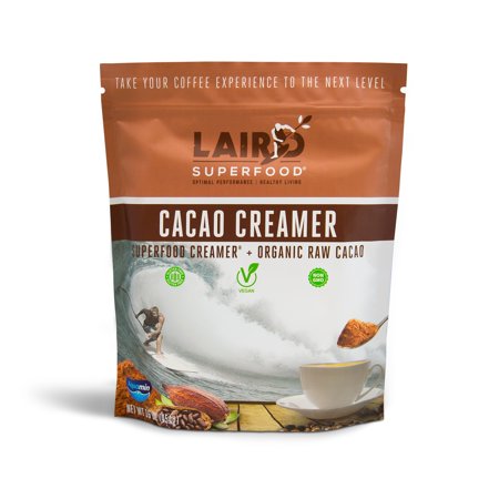 0855694006407 - LAIRD SUPERFOOD CACAO COFFEE CREAMER | DAIRY & GLUTEN FREE, VEGAN, SOY FREE, NON-GMO - 1 LB