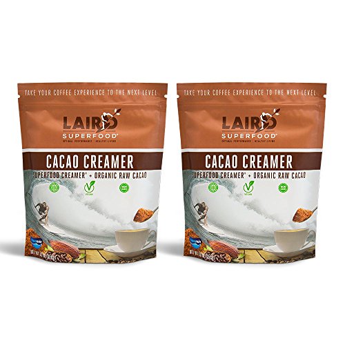 0855694006452 - LAIRD SUPERFOOD CACAO COFFEE CREAMER | DAIRY & GLUTEN FREE, VEGAN, SOY FREE, NON-GMO - 2 LB