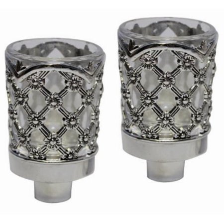0855841004386 - MAJESTIC GIFTWARE CH100 NERONIM CANDLE HOLDER, 3-INCH, SILVER PLATED