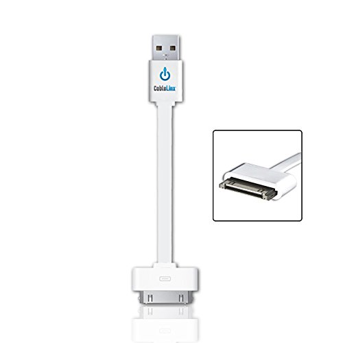 0855854004458 - CABLELINX 30-PIN TO USB 3.5 CABLE - WHITE