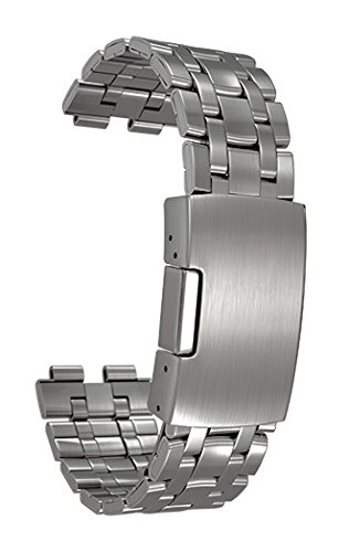 0855906004160 - PEBBLE STEEL STAINLESS METAL WATCHBAND - BRUSHED STAINLESS