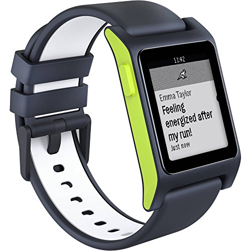 0855906004931 - PEBBLE 2 + HEART RATE SMARTWATCH - CHARCOAL / LIME