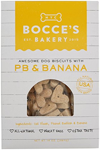 0856019005211 - BOCCE'S BAKERY DOG BISCUITS - PB & BANANA