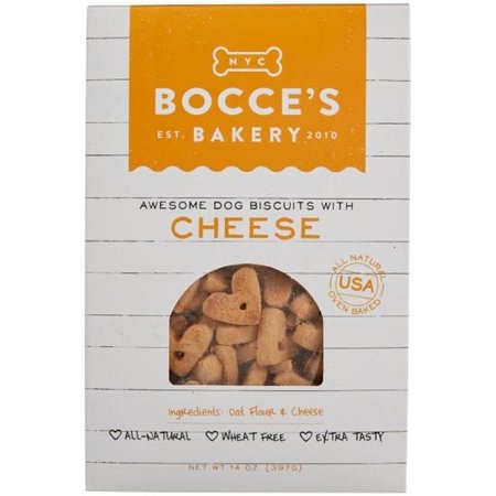 0856019005228 - BOCCES BAKERY 856019005228 14 OZ. DOG BISCUITS - CHEESE