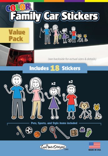 0856213003464 - WMI DESIGNS COLOR ACCENT FAMILY STICKERS COMPACT KIT