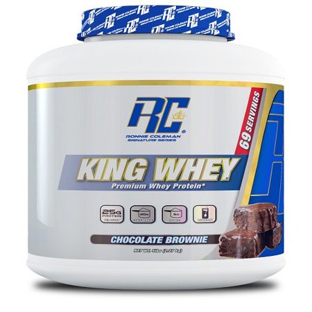 0856263006002 - RONNIE COLEMAN SIGNATURE SERIES KING WHEY, LEADING WHEY PROTEIN WITH ADDED WHEY ISOLATE, CHOCOLATE BROWNIE, 5 POUND
