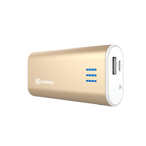 0856349004151 - JACKERY BAR EXTERNAL BATTERY CHARGER - PORTABLE CHARGER AND POWER BANK FOR IPHONE 6S, 6S PLUS, 6 PLUS, 5, IPAD AIR, IPAD PRO, SAMSUNG GALAXY S6, S5 & OTHER SMART DEVICES - 6,000 MAH (GOLD)