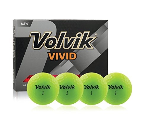 0856377006004 - VOLVIK GOLF BALLS (DOZEN), VIVID GREEN