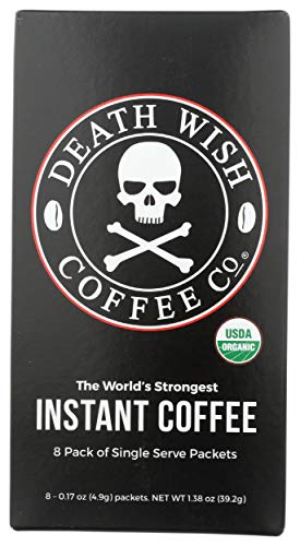 0856413007408 - DEATH WISH COFFEE COMPANY COMPANY COFFEE INSTANT PACKETS, 8 FL OZ