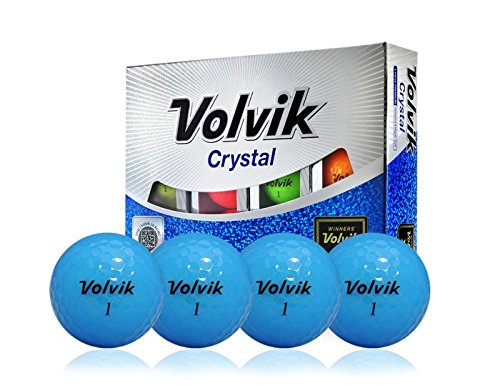 0856437004629 - VOLVIK CRYSTAL BLUE 3-PIECE PREMIUM GOLF BALLS