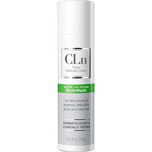 0856447003018 - CLN BODYWASH - PHYSICIAN-DEVELOPED THERAPEUTIC BODY WASH, FOR SKIN PRONE TO ECZEMA (ATOPIC DERMATITIS), RASH, FOLLICULITIS (INGROWN HAIRS, RAZOR BUMPS), ACNE, AND INFECTION (2.5 OUNCES)