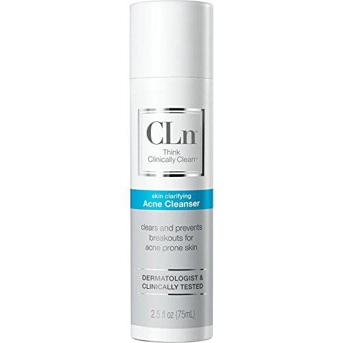 0856447003193 - CLN ACNE CLEANSER - ACNE WASH WITH SALICYLIC ACID AND PRESERVED WITH SODIUM HYPOCHLORITE, NON-IRRITATING, FRAGRANCE FREE, TREATS AND PREVENTS BREAKOUTS FOR ACNE PRONE SKIN (2.5 FL OZ)