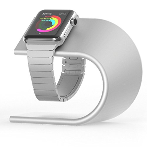 0856504004002 - NOMAD - CHARGING STAND FOR APPLE WATCH - SILVER